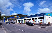 Local shop and filling station