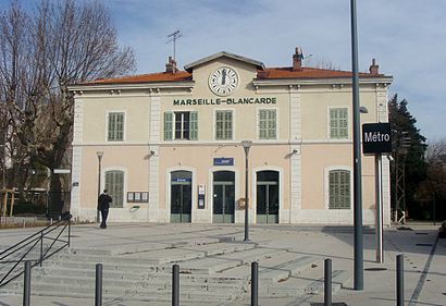 How to get to Gare De Marseille-Blancarde with public transit - About the place