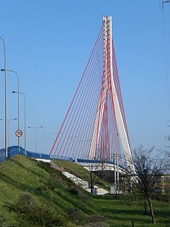 Third Millennium John Paul II Bridge bridge in Poland