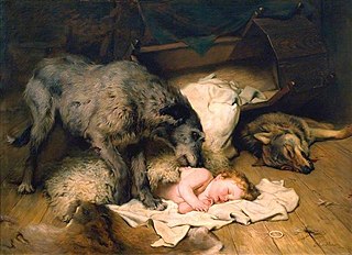 <span class="mw-page-title-main">Gelert</span> Wolfhound from Welsh legend