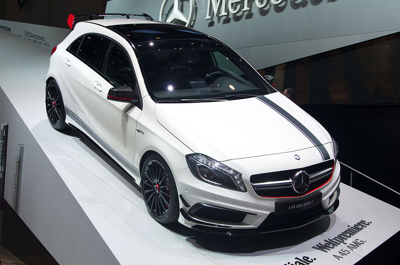 Fichier:Geneva MotorShow 2013 - Mercedes A 45 AMG Edition 1.jpg — Wikipédia