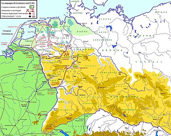 Germanicus' campaign in 15