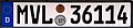 police plate