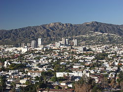 View of Glendale from Forest Lawn Memorial Park