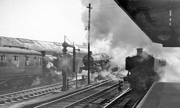 The station in April 1962