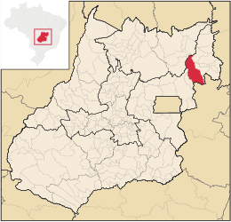 Flores de Goiás - Carte