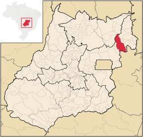 Poziția localității Flores de Goiás