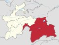 Gorno-Badakhshan Autonomous Province in Tajikistan.svg