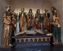 Saints at Christ's grave