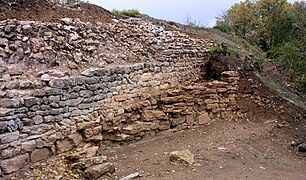 Fortifications de l'oppidum de la Granède.