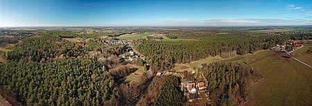 Großdubrau Brehmen Aerial Pan