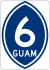 Guam Highway 6 marker