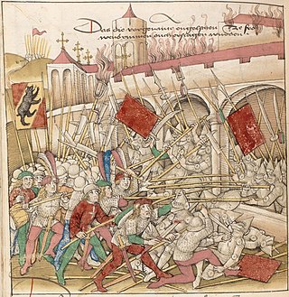 <span class="mw-page-title-main">Gugler</span> Mercenaries invading Switzerland in 1375