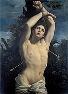 圭多·雷尼的《聖塞巴斯蒂安（義大利語：San Sebastiano (Guido Reni, Genova)）》，127 × 92cm，約作於1615－1616年，1684年始藏，藏於紅宮。[19]