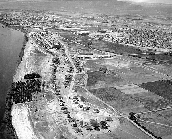 Richland during the early days of the Hanford project