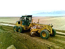 HEPCO motor grader (HG180D1) is working on road construction HEPCO Grader (1).jpg