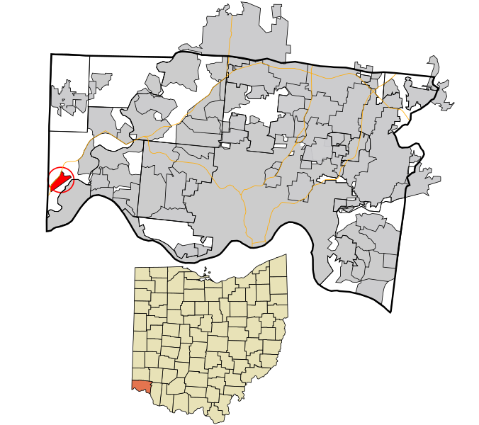 File:Hamilton County Ohio Incorporated and Unincorporated areas Elizabethtown highlighted.svg