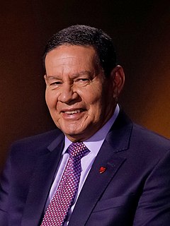 Hamilton Mourão Current Vice President of Brazil