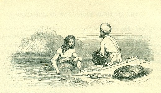 William Harvey, Historio de Abdalah de la tero kaj Abdalah de la maro