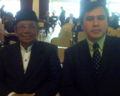 Me with Mr. Hasyim Muzadi of the NU