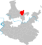 Situació de Heiligkreuzsteinach dins del districte de Rhein-Neckar