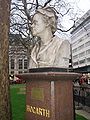 Bust of Hogarth, Leicester Square, London.