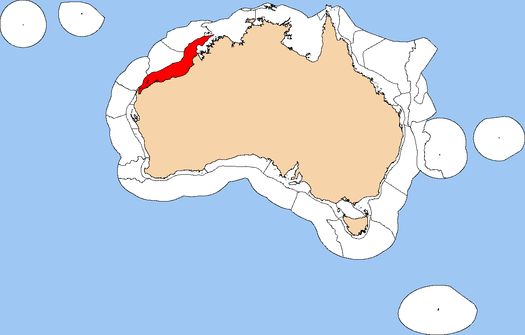The Northwest Shelf marine province, as defined by the Integrated Marine and Coastal Regionalisation of Australia (ICMRA), contains the North West Shelf region. IMCRA 4.0 Northwest Shelf Province.png