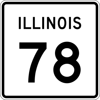 <span class="mw-page-title-main">Illinois Route 78</span> Highway in Illinois