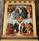 Coronation of the Virgin, in Sant'Agostino, San Gimignano
