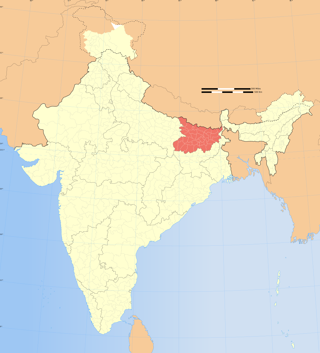 Outline of Bihar