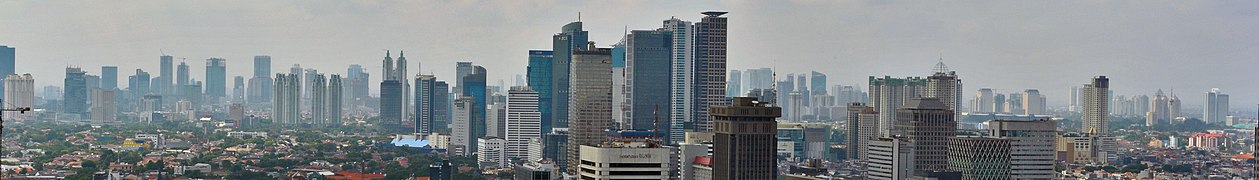 Indonesian capital city of Jakarta