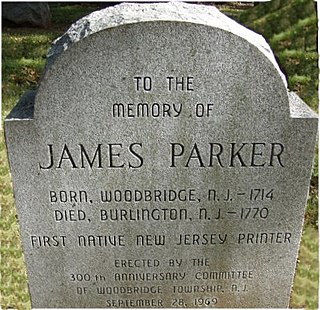 James Parker (publisher) Colonial American printer and publisher