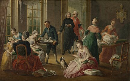 Le Goûter de l'après-midi, 1778, Bruges, musée Groeninge.