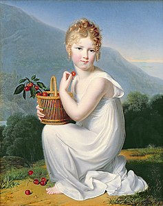 Petite fille mangeant des cerises, 1817, Musée Marmottan Monet, Parijs.