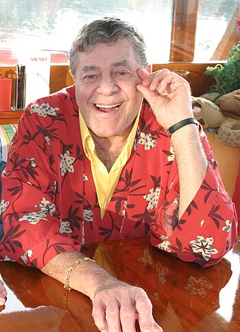 English: Comedian Jerry Lewis - Photograph by ...