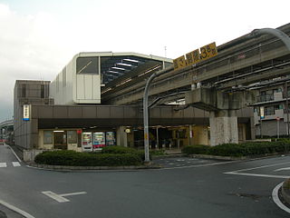 <span class="mw-page-title-main">Jōno Station (Kitakyushu Monorail)</span> Railway station in Kokura Kita ward, Kitakyushu City, Fukuoka Prefecture, Japan