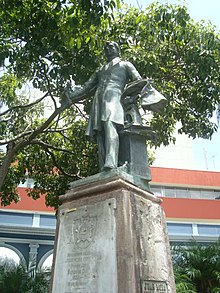Juan Mora Fernandez statue in San Jose.JPG