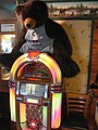 Um jukebox no Black Bear Diner