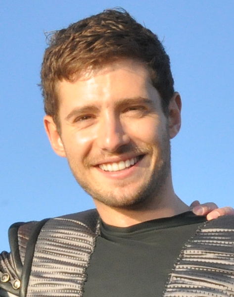 Morris on set of Once Upon A Time in March 2013