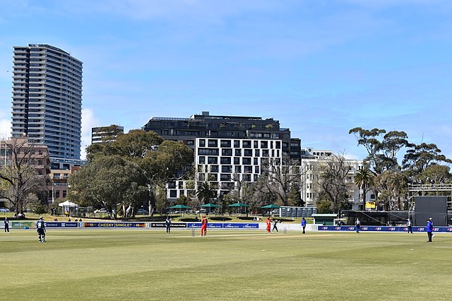 Victoria v South Australia cricket teams match at the Junction Oval, September 2018