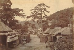 Street at Kanagawa in Japan - presumably 1863-1865