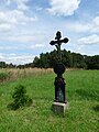 English: Wayside cross in the village of Kajetín, part of the Choustník municipality in Tábor District, Czech Republic. Čeština: Křížek ve vsi Kajetín, součásti obce Choustník v okrese Tábor.