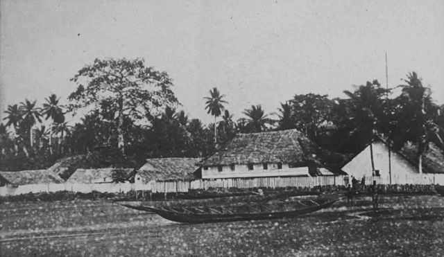 Woermann-Linie factory in Cameroon. From the 1830s, German shipping participated in trade with Africa and established factories there. From the 1850s,