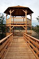 English: Wooden look-out for watching the wetlands of Dobeinitz Deutsch: Holzwarte in den Moorauen Dobeinitz