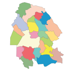 Khuzestan counties.svg