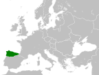 Oviedo, Asturia, Hiszpania - Widok na miasto w kie