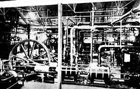 Kirribilli, NSW - Pastoral Finance Association - Engine Room, three Linde refrigerating machines (Sydney Mail, 27 Jan 1909, Page 36 ).jpg