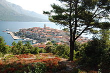 Overview of Korcula Korcula overview.jpg