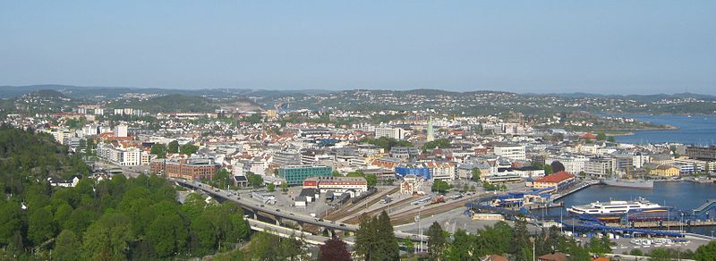 Bild av stadens centrum