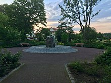 Plätscherndes Wasser im Kurpark Bad Sooden-Allendorf